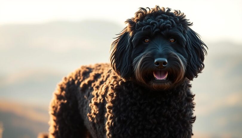black golden doodle