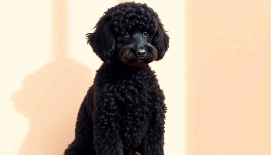 black poodle