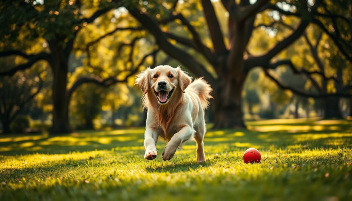 english cream golden retriever