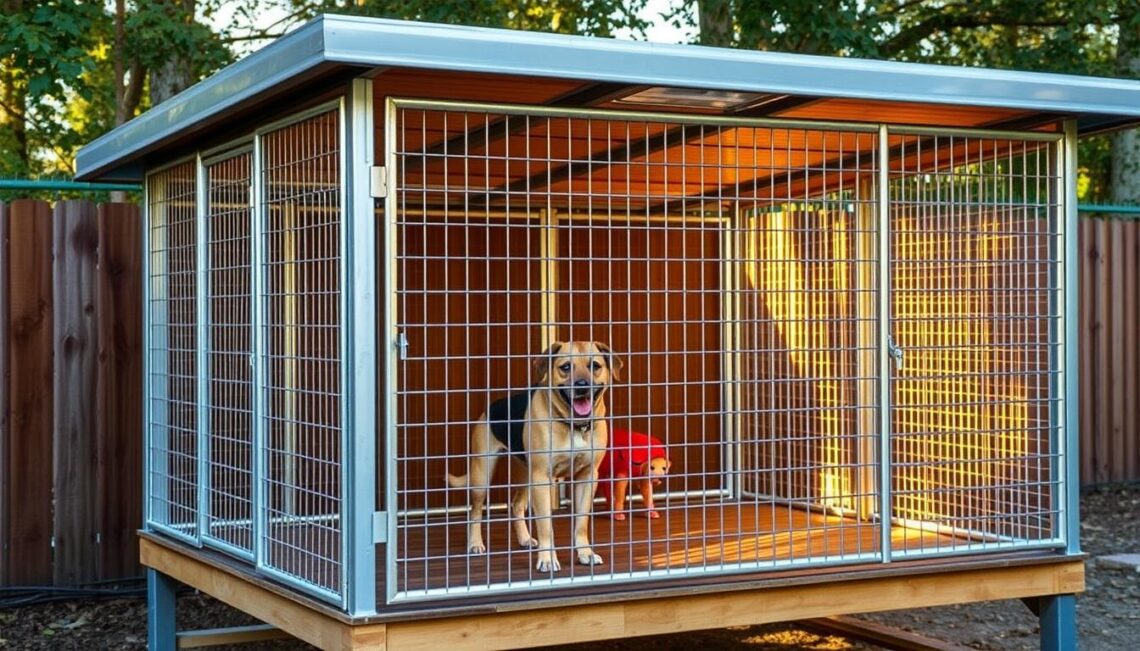 outdoor dog kennel
