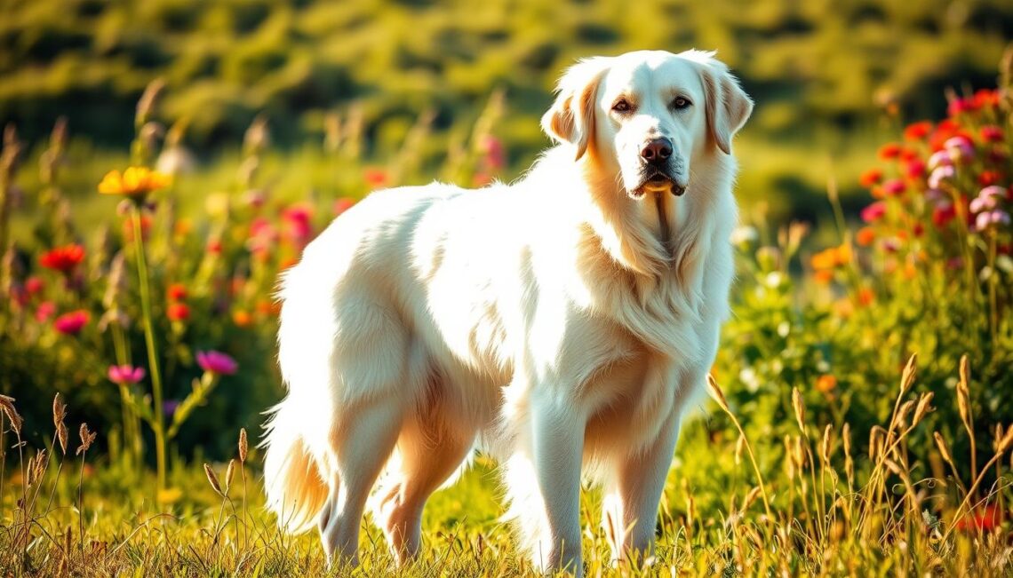 white golden retriever