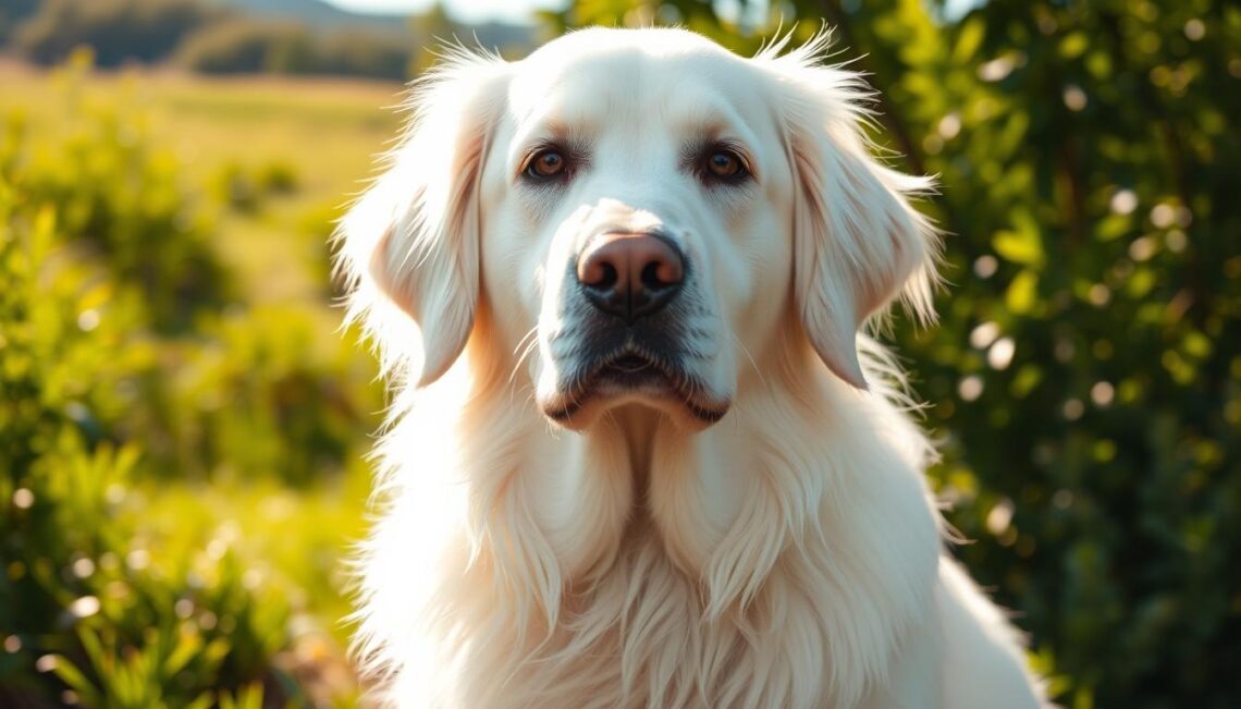 white golden retriever
