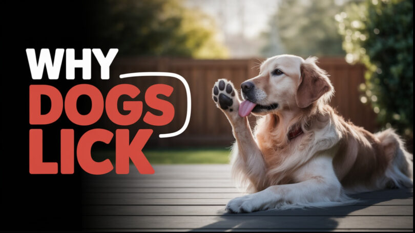 Dogs Licking Their Paws