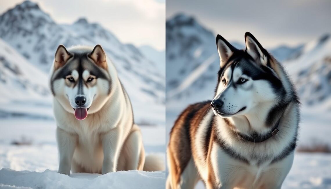 alaskan malamute vs siberian husky