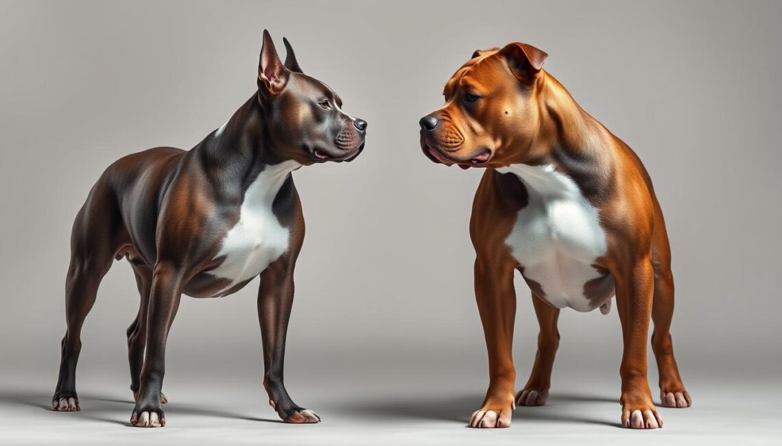 american staffordshire terrier vs pit bull