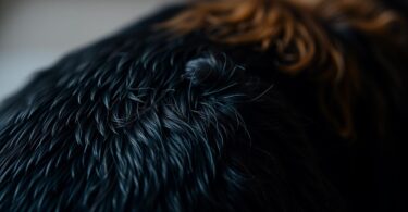 black dog brown