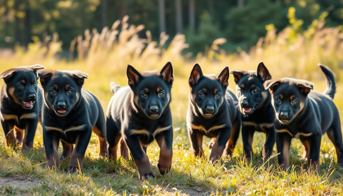 black german shepherd puppies