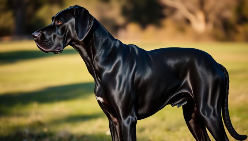 black great dane
