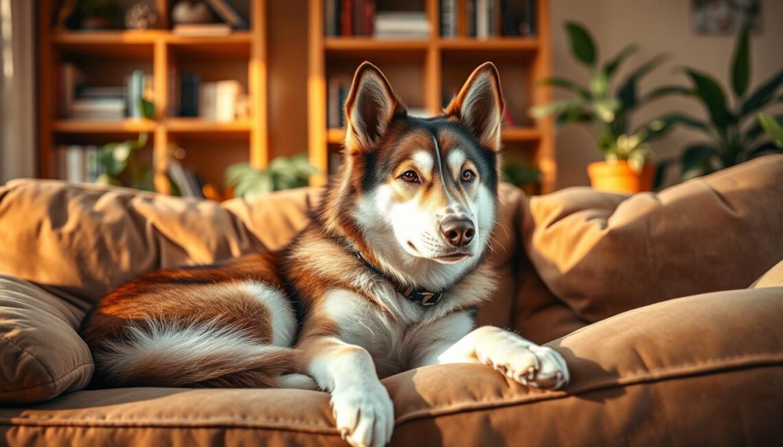 brown husky