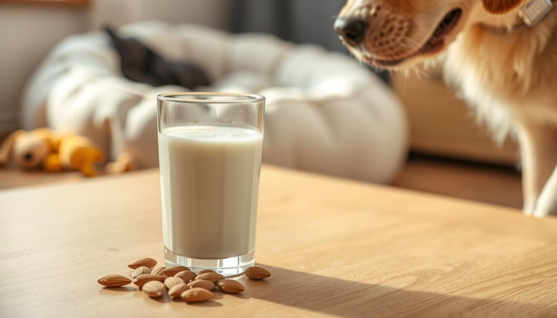 can dogs have almond milk