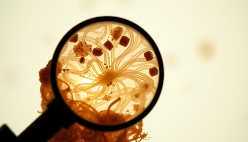canine feces mucus
