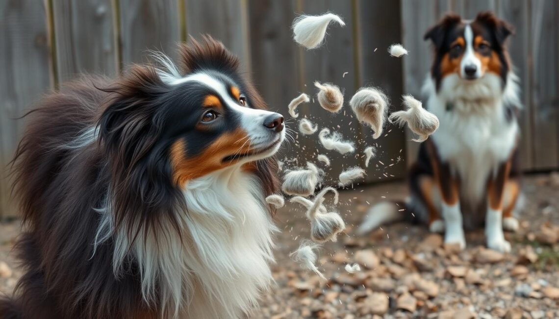 do australian shepherds shed