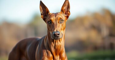 doberman brown dog