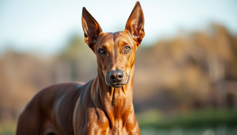 doberman brown dog