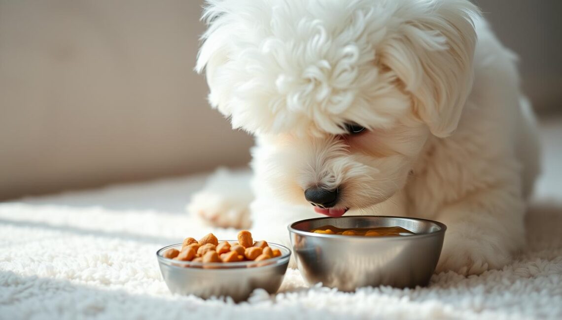 does bichon frise puppy eat less than usual