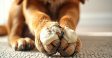 why do dogs chew their paws