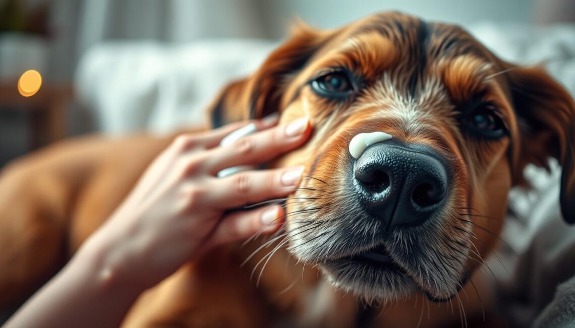 dog dry skin