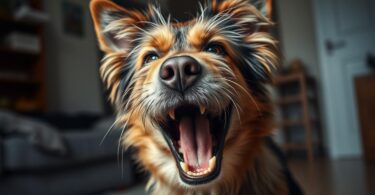 dog is getting in my face barking