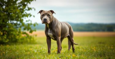 gray pitbull