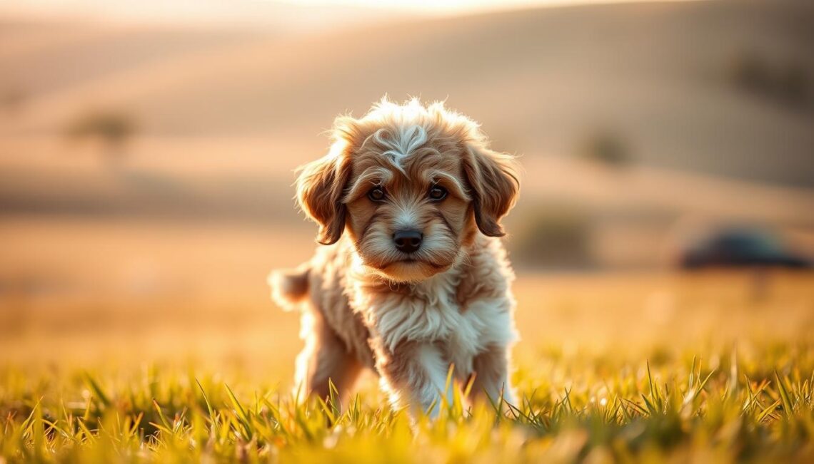 mini aussiedoodle size