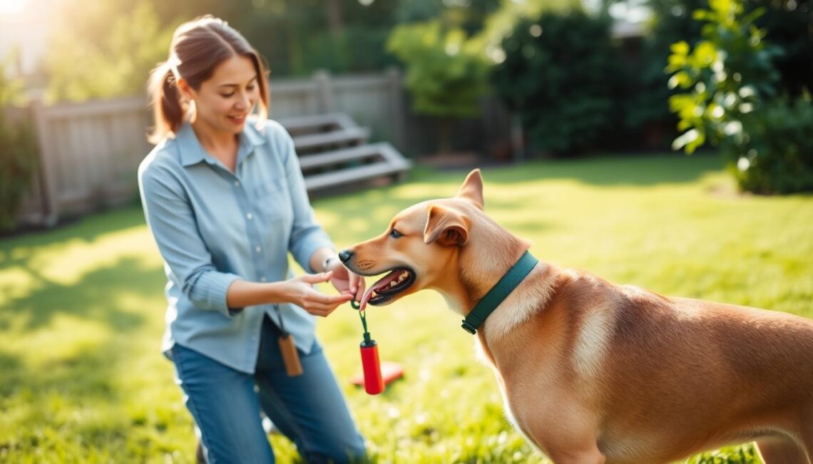 stop fighting dog