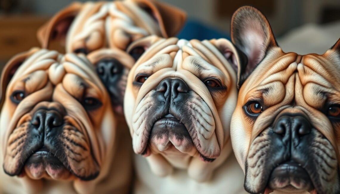 wrinkly dog