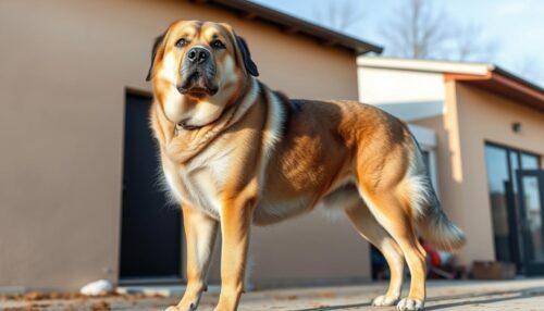 A large dog with size-appropriate unique name ideas