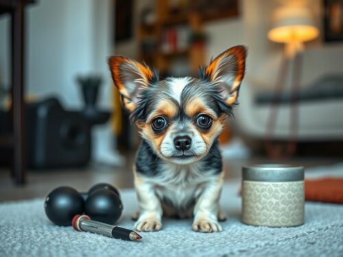 A small dog with size-appropriate unique name ideas