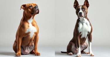 american pit bull terrier vs american staffordshire terrier