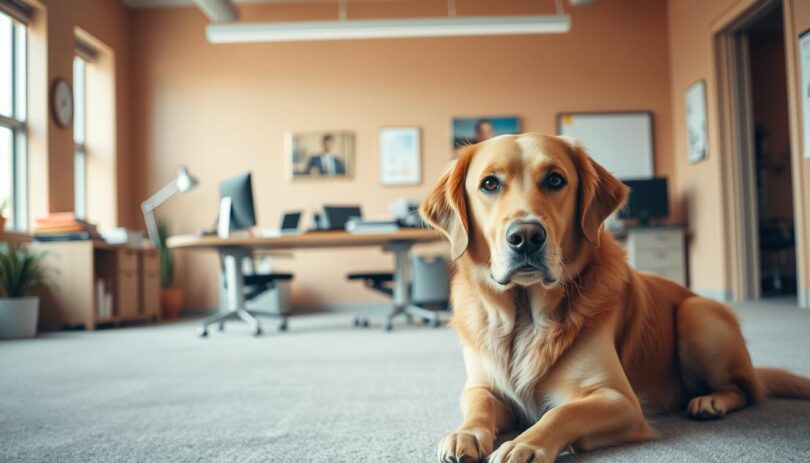 big dog newly single how to take care at work