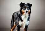 black and white australian shepherd