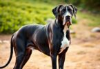 black and white great dane