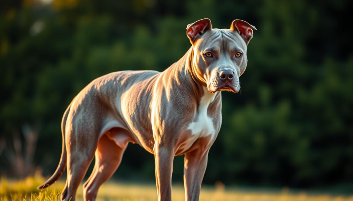 blue fawn pitbull dog