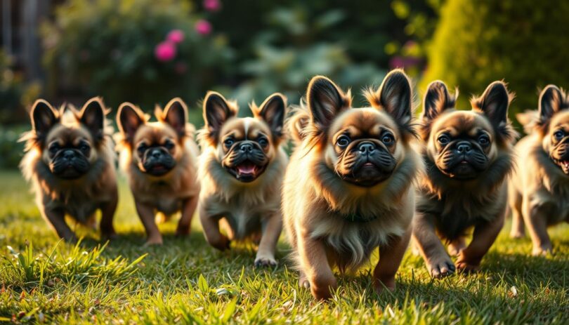 long-haired french bulldogs
