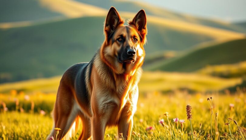 sable german shepherd dog