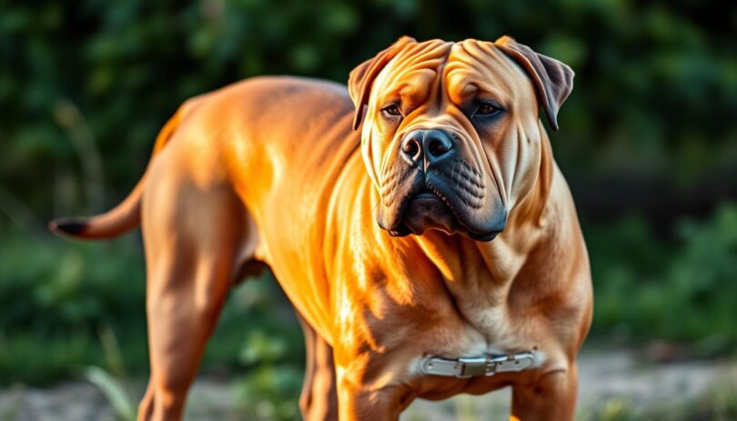 shar pei and pitbull mix dogs