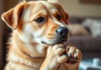 why do dogs bite their paws