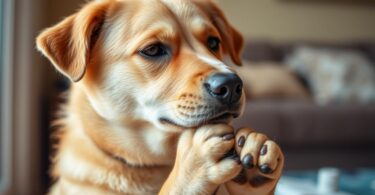 why do dogs bite their paws