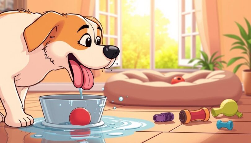 dog not drinking water