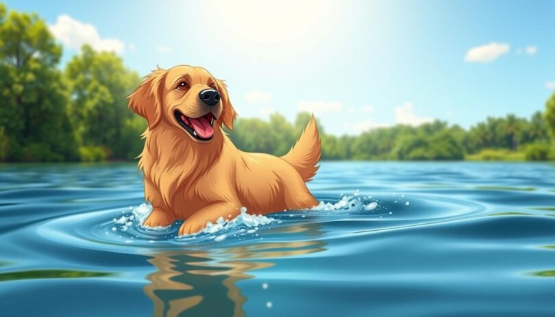 what temperatur can dogs swim at