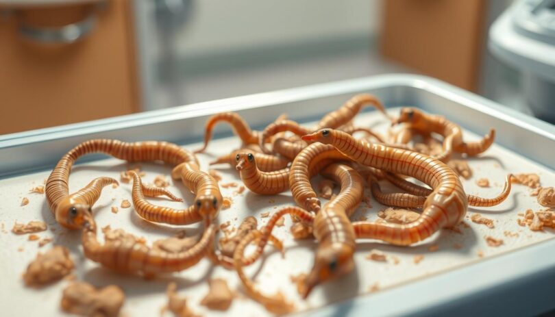 worms in dog poop images