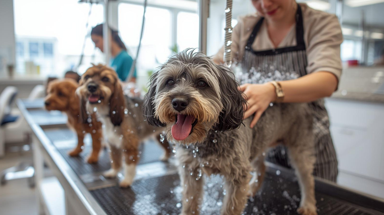 Dogs Be Bathed During Grooming