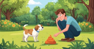 Orange Dog Poop