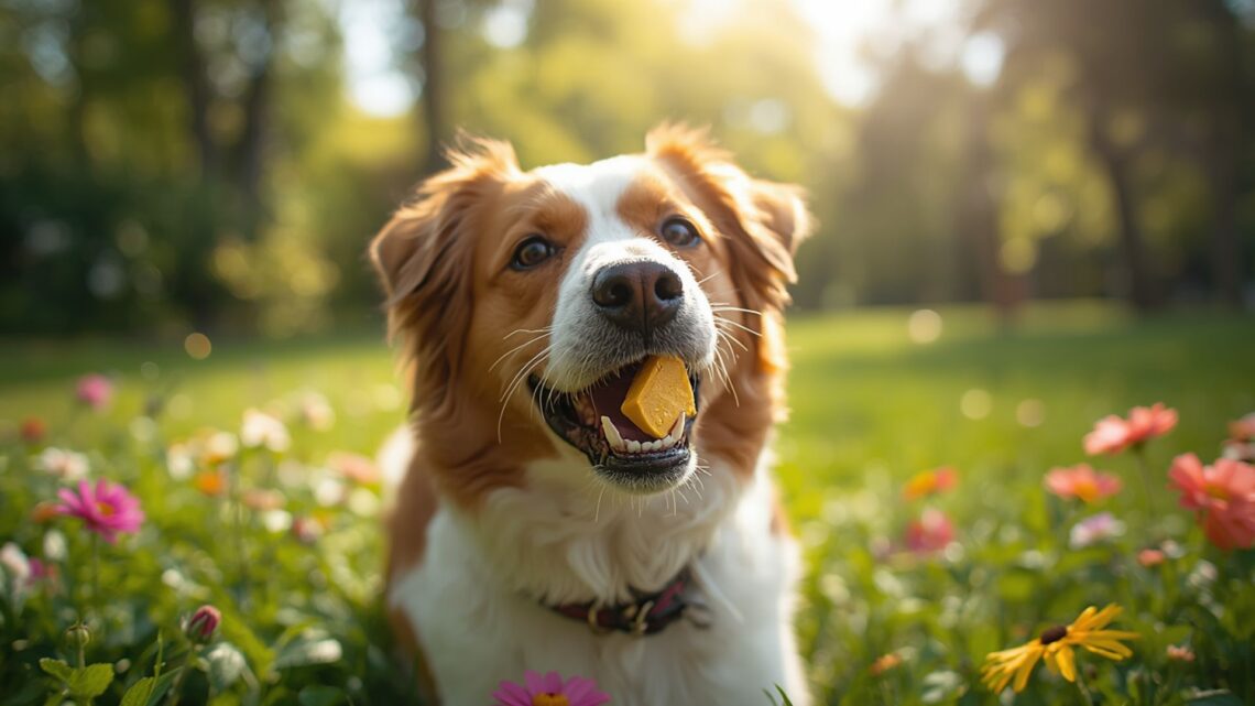 Dogs Eat Nutritional Yeast