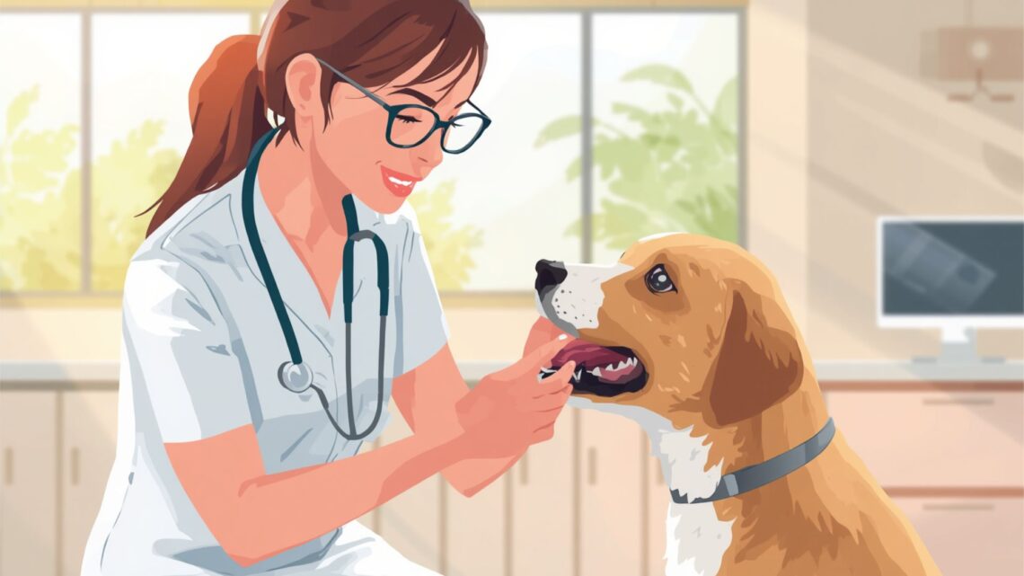 Veterinary dental cleaning